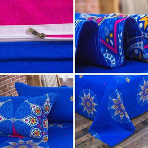 Planet Gates 1 / 150x200 3PCS / China Bedding Sets Sheet Pillowcase Duvet Cover Sets Soft Polyester Queen King Size Traditional Bohemian Home Textile Bedroom 3/4 PCS