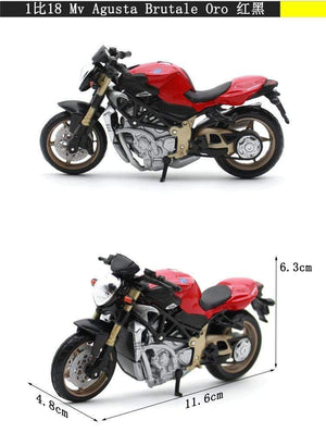 Planet Gates 1:18 Ducati 998 R original authorized simulation alloy motorcycle model toy car gift collection