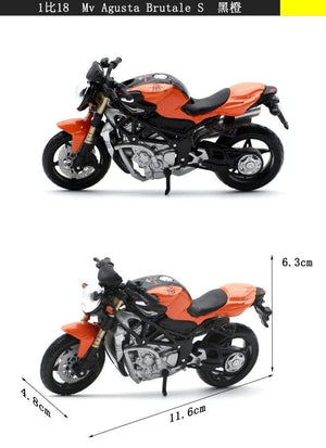 Planet Gates 1:18 Ducati 998 R original authorized simulation alloy motorcycle model toy car gift collection