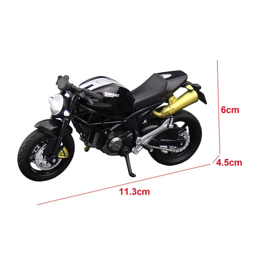 Planet Gates 1:18 Home Children Plastic Car Decor Off-road Vehicle Collection Office Model Toy Diecast Motorcycle Simulation Portable