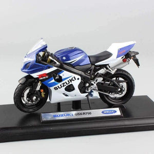 Planet Gates 1:18 scale children welly SUZUKI GSX R750 replica racing ride bike motorcycles Model Motocross metal miniatures car vehicle toy