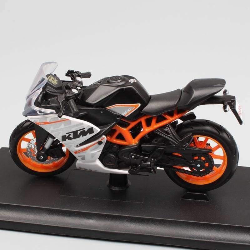 Planet Gates 1:18 scale Miniature moto KTM RC390 Motorcycle Diecast metal model Sport bike racing motorbike auto vehicle gift toy for child