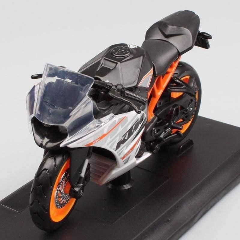 Planet Gates 1:18 scale Miniature moto KTM RC390 Motorcycle Diecast metal model Sport bike racing motorbike auto vehicle gift toy for child