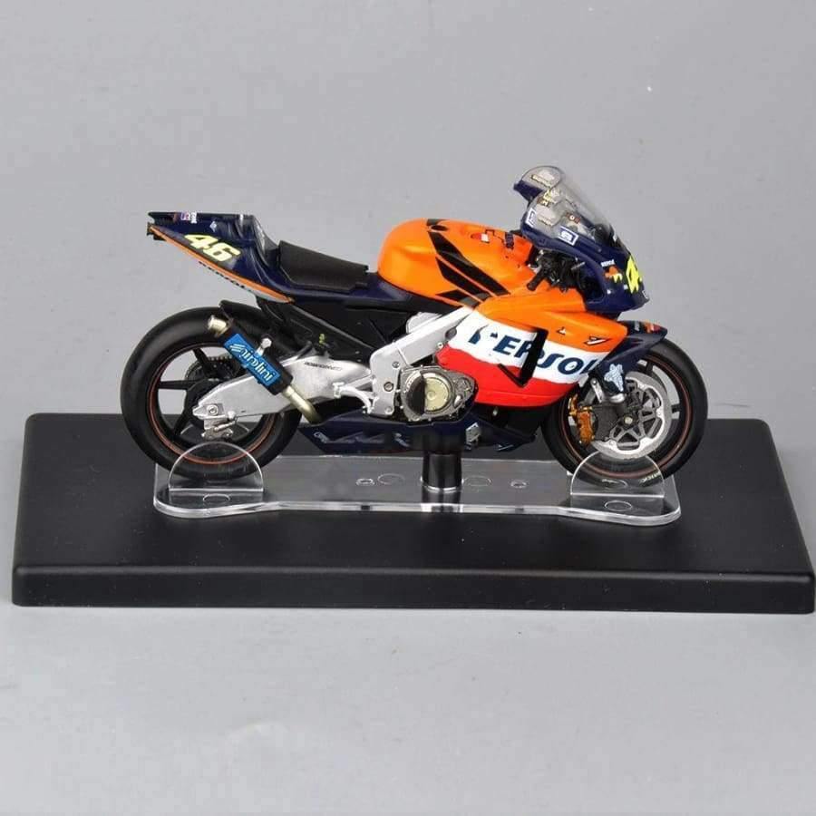 Planet Gates 1:18 Scale Racing Motorcycle Vehicles Model Diecast Moto RC 211V #46 World Chanpion 2002 Motorcycle Toys for Gift