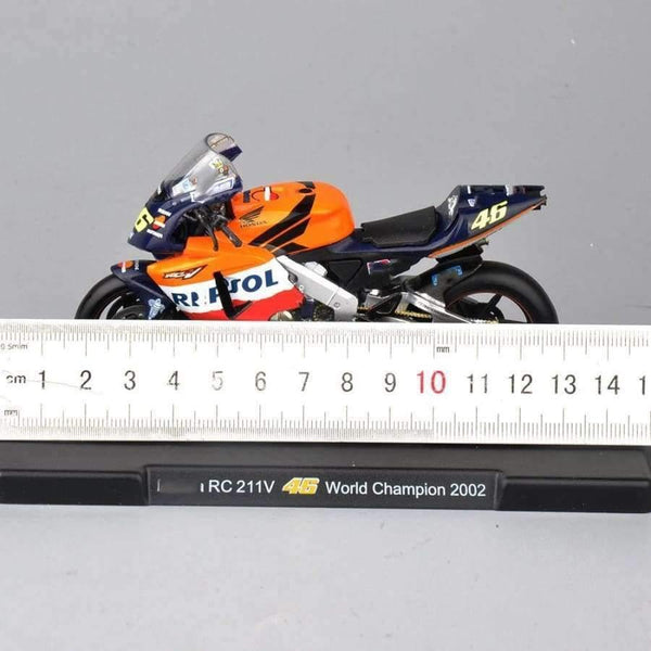 Planet Gates 1:18 Scale Racing Motorcycle Vehicles Model Diecast Moto RC 211V #46 World Chanpion 2002 Motorcycle Toys for Gift