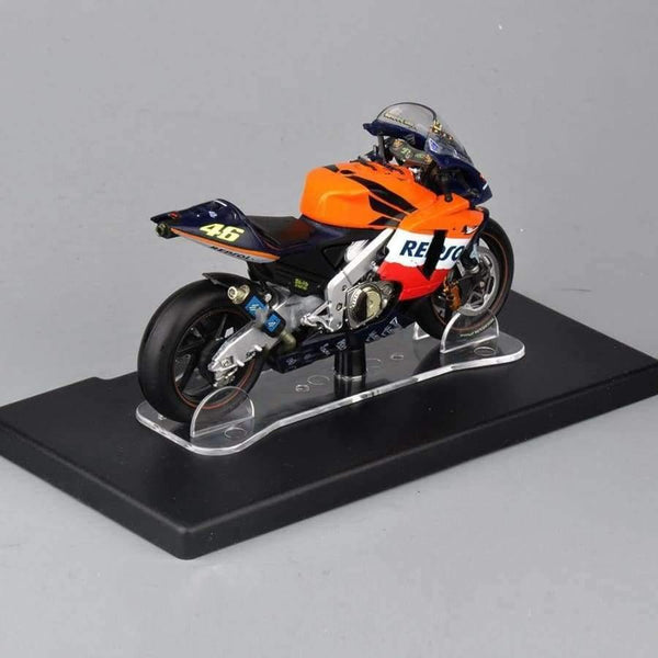 Planet Gates 1:18 Scale Racing Motorcycle Vehicles Model Diecast Moto RC 211V #46 World Chanpion 2002 Motorcycle Toys for Gift