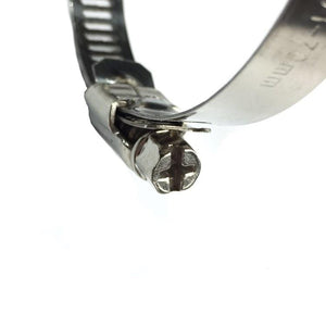 Planet Gates 1/2/5pcs Pipe Clamps Genuine Jubilee Stainless Steel Hose Clips Fuel Hose Pipe Clamps Worm Drive Durable Anti-oxidation