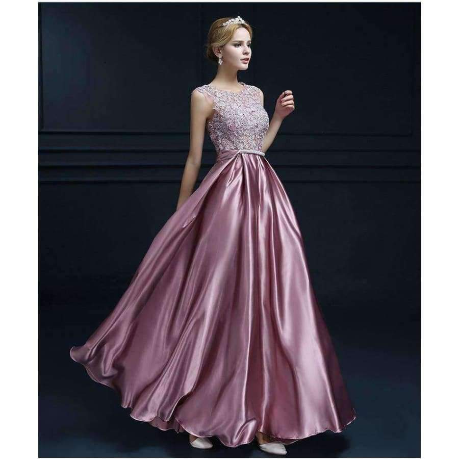Planet Gates 1 / 2 Bridesmaid Dresses New arrival party bow appliques gown sexy V opening back pink gold red Bridesmaid Dress