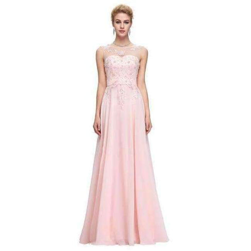 Planet Gates 1 / 2 / China Bridesmaid Dresses Grace Karin Sleeveless Chiffon Pink Red Royal Blue Black Wedding Party Dress Formal Gowns Vestidos 2018