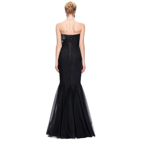 Planet Gates 1 / 2 / China Bridesmaid Dresses Long Grace Karin Strapless Formal Gown Black Royal Blue Long Mermaid Prom Dress Wedding Party Dress