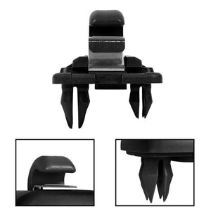 Planet Gates 1/2 Pcs Car Sun Visor Retainer Hook Black Car Sun Visor Fastener Clip Holder Bracket for Audi A3 S3 A4 S4 A5 S5 Q3 Q5 TT