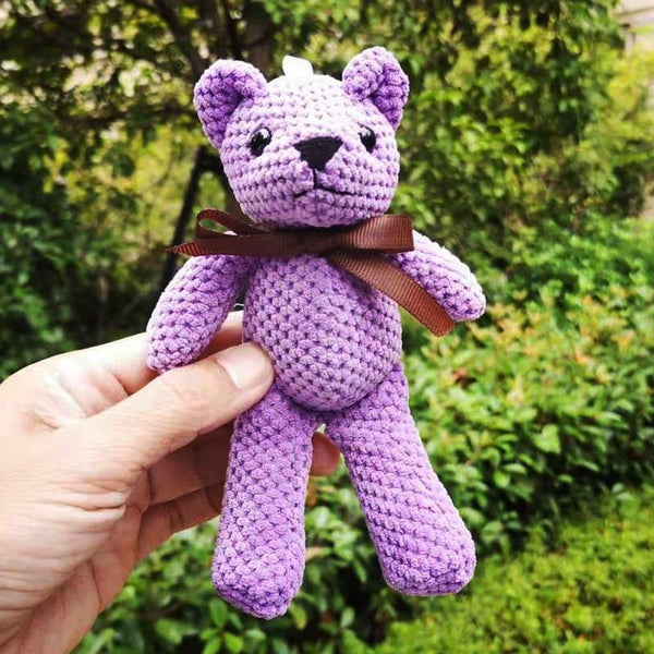 18-20CM Teddy Bear Stuffed Plush Toys Cute Dress Rabbit Pendant Dolls Gifts Birthday Wedding Party Decor