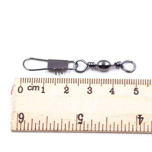 Planet Gates 1 20PCS/lot Pike Fishing Accessories Connector Pin Bearing Rolling Swivel Stainless Steel Snap Fishhook Lure Swivels Tackle