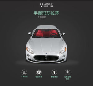 Planet Gates 1:24 2008 Maserati GranTurismo alloy racing car Alloy Luxury Vehicle Diecast Pull Back Cars Model Toy Collection Gift
