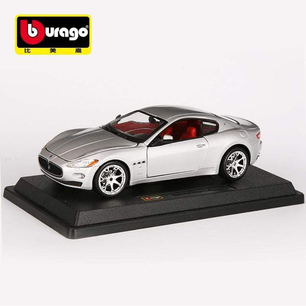 Planet Gates 1:24 2008 Maserati GranTurismo alloy racing car Alloy Luxury Vehicle Diecast Pull Back Cars Model Toy Collection Gift