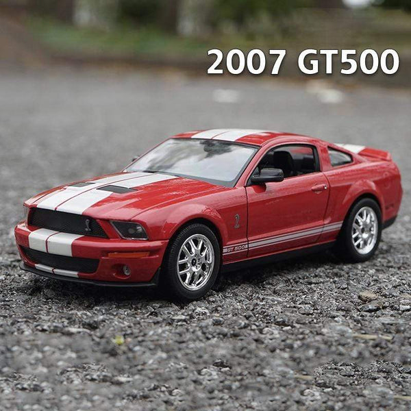 Planet Gates 1:24 Ford Mustang Shelby GT500 Cobra 2007 High Simulation Car Model Alloy Kid Toy Car Collect Children's Gifts