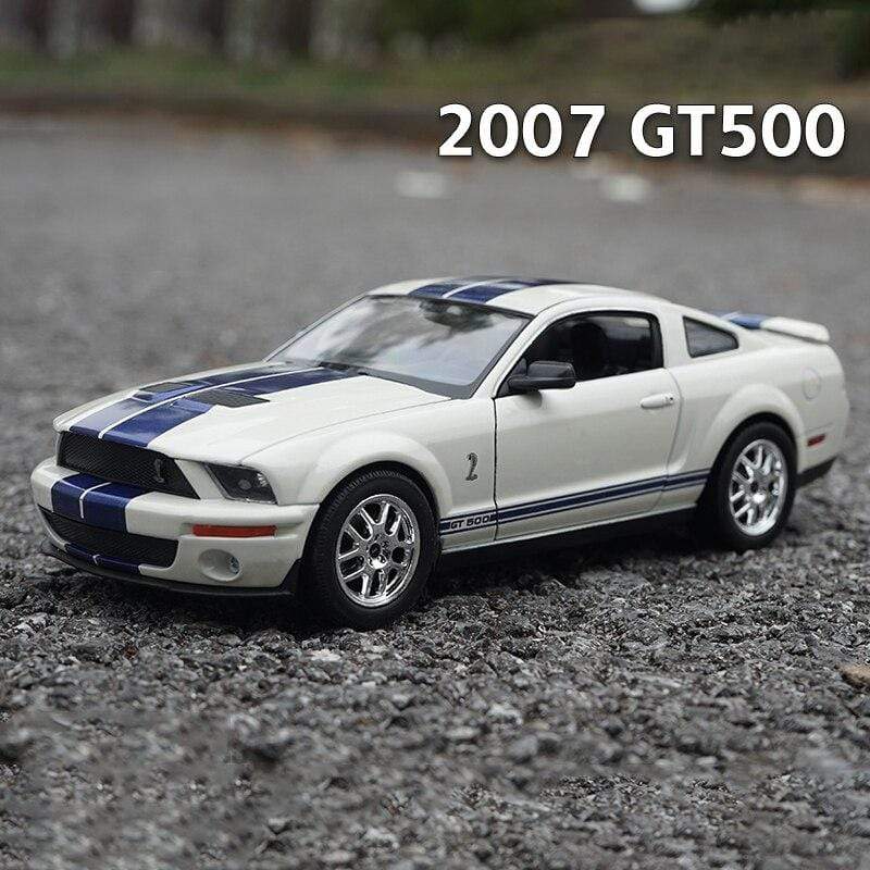 Planet Gates 1:24 Ford Mustang Shelby GT500 Cobra 2007 High Simulation Car Model Alloy Kid Toy Car Collect Children's Gifts