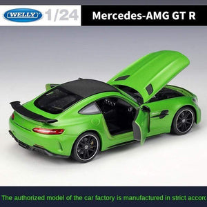 Planet Gates 1:24 Mercedes-Benz AMG GT R Alloy Metal Diecast Cars Model Inital Toy Car Children Boy Toys collection toy tools gift
