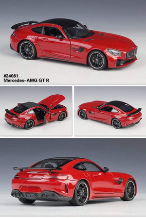 Planet Gates 1:24 Mercedes-Benz AMG GT R Alloy Metal Diecast Cars Model Inital Toy Car Children Boy Toys collection toy tools gift