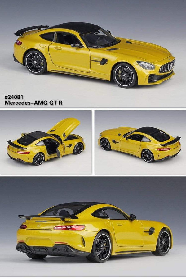 Planet Gates 1:24 Mercedes-Benz AMG GT R Alloy Metal Diecast Cars Model Inital Toy Car Children Boy Toys collection toy tools gift