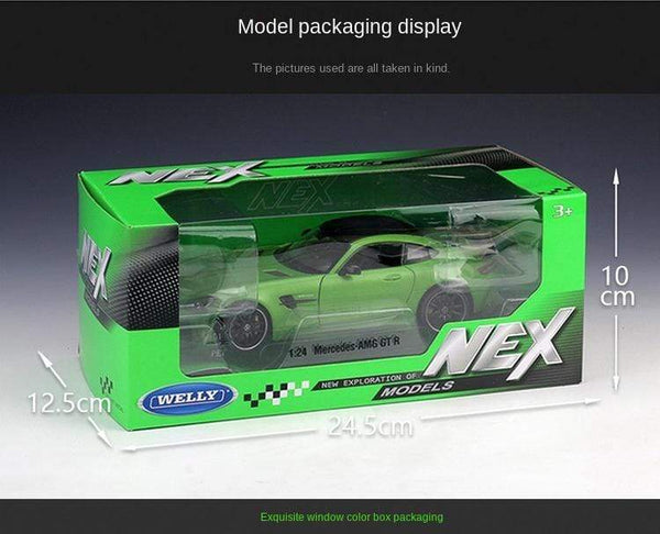 Planet Gates 1:24 Mercedes-Benz AMG GT R Alloy Metal Diecast Cars Model Inital Toy Car Children Boy Toys collection toy tools gift