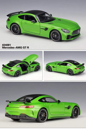 Planet Gates 1:24 Mercedes-Benz AMG GT R Alloy Metal Diecast Cars Model Inital Toy Car Children Boy Toys collection toy tools gift