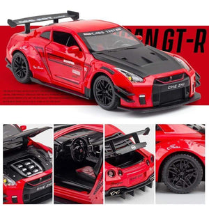 Planet Gates 1:24 Nissan Skyline Ares GTR R35 Diecasts & Toy Vehicles Metal Toy Car Model High Simulation Pull Back Collection Kids Toys