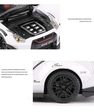 Planet Gates 1:24 Nissan Skyline Ares GTR R35 Diecasts & Toy Vehicles Metal Toy Car Model High Simulation Pull Back Collection Kids Toys