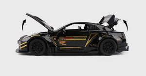 Planet Gates 1:24 Nissan Skyline Ares GTR R35 Diecasts & Toy Vehicles Metal Toy Car Model High Simulation Pull Back Collection Kids Toys