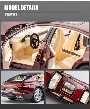 Planet Gates 1:24 Panamera  Alloy Car Model Diecasts Toy Vehicles Toy Cars Sound and light Kid Toys For Children Gifts Boy Toy