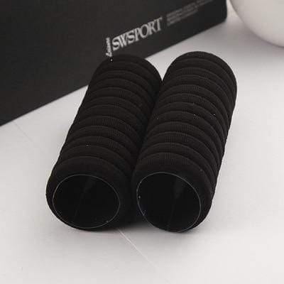 24 pcs/lot Mix Color Elastic Hair Rubber Band Accessories For Women Girls Children Baby The ponytail holder Elastic Hair Bands