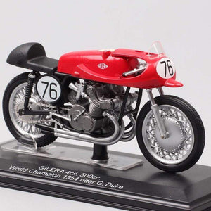 Planet Gates 1/24 Scale Classic Retro Italeri 1955 Gilera 4cil 500cc World Champion #76 G Duke motorcycle Diecast GP bike model Toy Vehicles