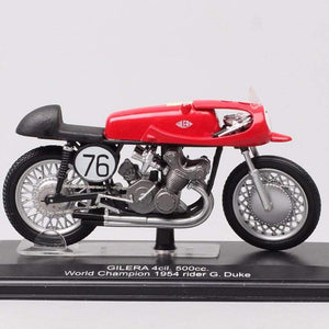 Planet Gates 1/24 Scale Classic Retro Italeri 1955 Gilera 4cil 500cc World Champion #76 G Duke motorcycle Diecast GP bike model Toy Vehicles