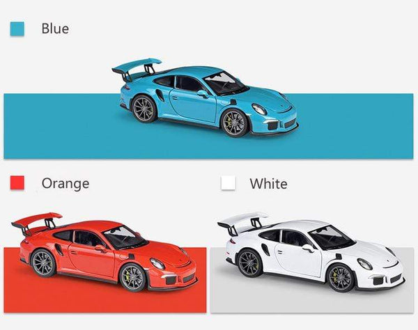 Planet Gates 1:24 Scale Diecast Simulator Car Porsche 911 GT3 RS Model Car Alloy Sports Car Metal Toy Racing Car Toy For Kids Gift