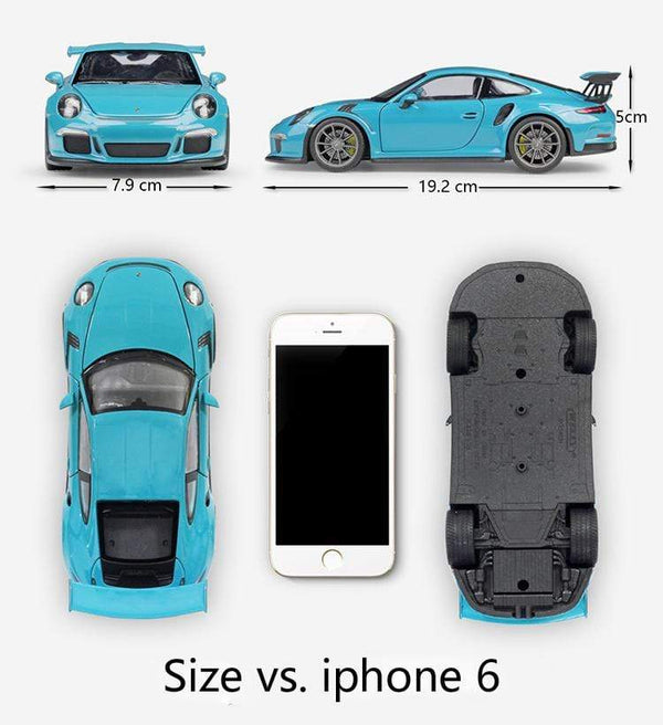 Planet Gates 1:24 Scale Diecast Simulator Car Porsche 911 GT3 RS Model Car Alloy Sports Car Metal Toy Racing Car Toy For Kids Gift