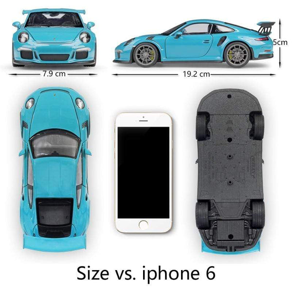 Planet Gates 1:24 Scale Diecast Simulator Car Porsche 911 GT3 RS Model Car Alloy Sports Car Metal Toy Racing Car Toy For Kids Gift