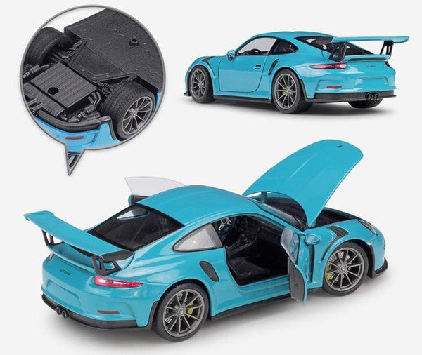 Planet Gates 1:24 Scale Diecast Simulator Car Porsche 911 GT3 RS Model Car Alloy Sports Car Metal Toy Racing Car Toy For Kids Gift