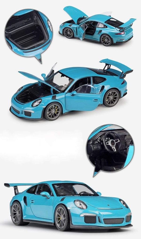 Planet Gates 1:24 Scale Diecast Simulator Car Porsche 911 GT3 RS Model Car Alloy Sports Car Metal Toy Racing Car Toy For Kids Gift