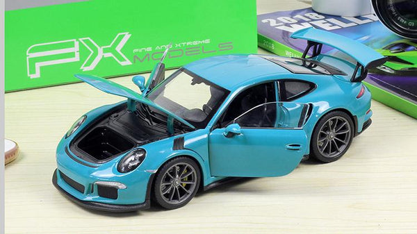 Planet Gates 1:24 Scale Diecast Simulator Car Porsche 911 GT3 RS Model Car Alloy Sports Car Metal Toy Racing Car Toy For Kids Gift