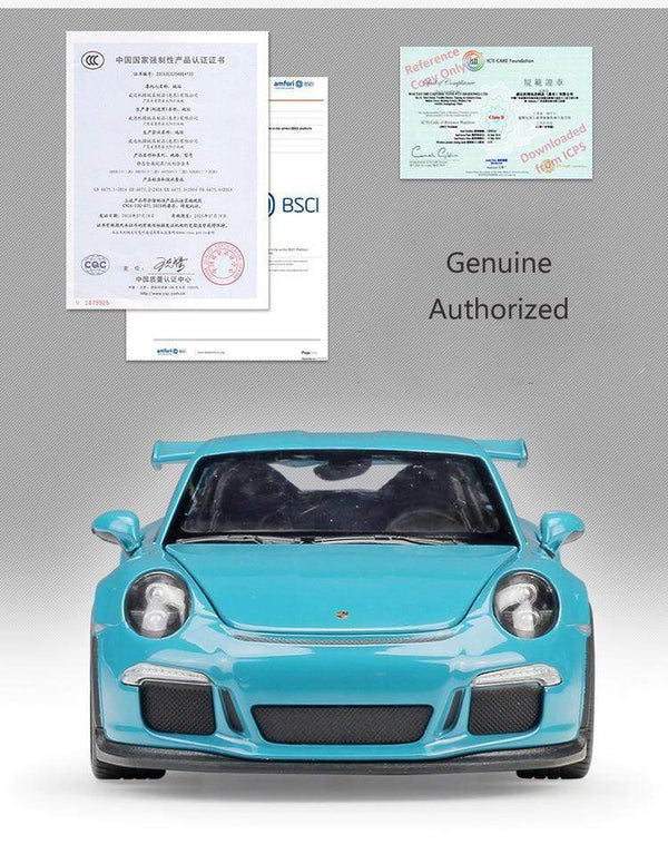Planet Gates 1:24 Scale Diecast Simulator Car Porsche 911 GT3 RS Model Car Alloy Sports Car Metal Toy Racing Car Toy For Kids Gift