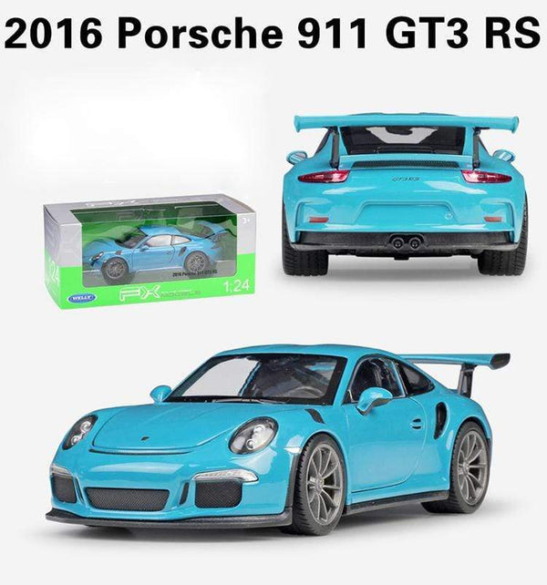 Planet Gates 1:24 Scale Diecast Simulator Car Porsche 911 GT3 RS Model Car Alloy Sports Car Metal Toy Racing Car Toy For Kids Gift