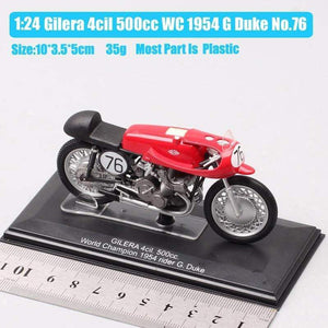 Planet Gates 1:24 scale tiny Italeri Gilera 4cil 500cc World Champion 1954 No#76 G Duke motorcycle moto Diecasts & Toy Vehicles GP bike model