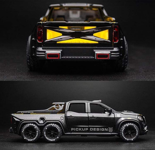 Planet Gates 1:28 Benz X-Class 6*6 Monster Trucks Diecasts & Toy Vehicles Car Model Miniature Scale Model Car Toys Children Collections
