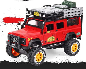 Planet Gates 1:28 Camel Cup Land Rover Defender Alloy Racing Car Model Diecasts & Toy Metal Toy Off-road Vehicles Model Collection Kids Gift