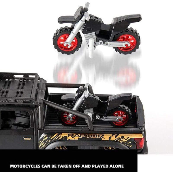 Planet Gates 1/28 Ford Raptor F150 Alloy Car Modified Off-Road Vehicle Model Diecast & Toy Vehicles Metal Car Model Collection Kids Toys Gift