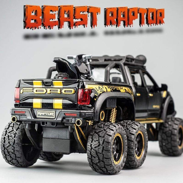 Planet Gates 1/28 Ford Raptor F150 Alloy Car Modified Off-Road Vehicle Model Diecast & Toy Vehicles Metal Car Model Collection Kids Toys Gift