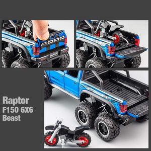 Planet Gates 1/28 Ford Raptor F150 Alloy Car Modified Off-Road Vehicle Model Diecast & Toy Vehicles Metal Car Model Collection Kids Toys Gift