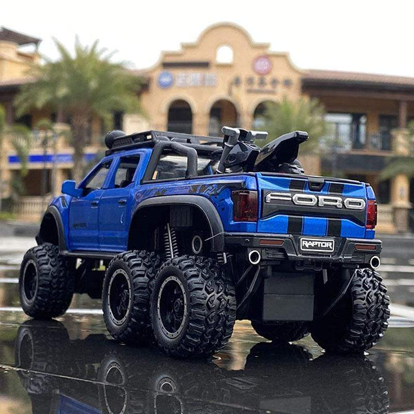 Planet Gates 1/28 Ford Raptor F150 Alloy Car Modified Off-Road Vehicle Model Diecast & Toy Vehicles Metal Car Model Collection Kids Toys Gift