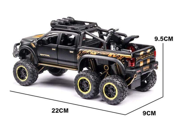 Planet Gates 1/28 Ford Raptor F150 Alloy Car Modified Off-Road Vehicle Model Diecast & Toy Vehicles Metal Car Model Collection Kids Toys Gift