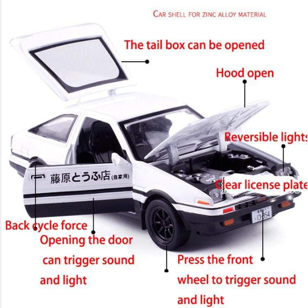 Planet Gates 1:28 Toy Car  AE86 Metal Toy Alloy Car Diecasts & Toy Vehicles Car Model Miniature Scale Model Car Toys For Children